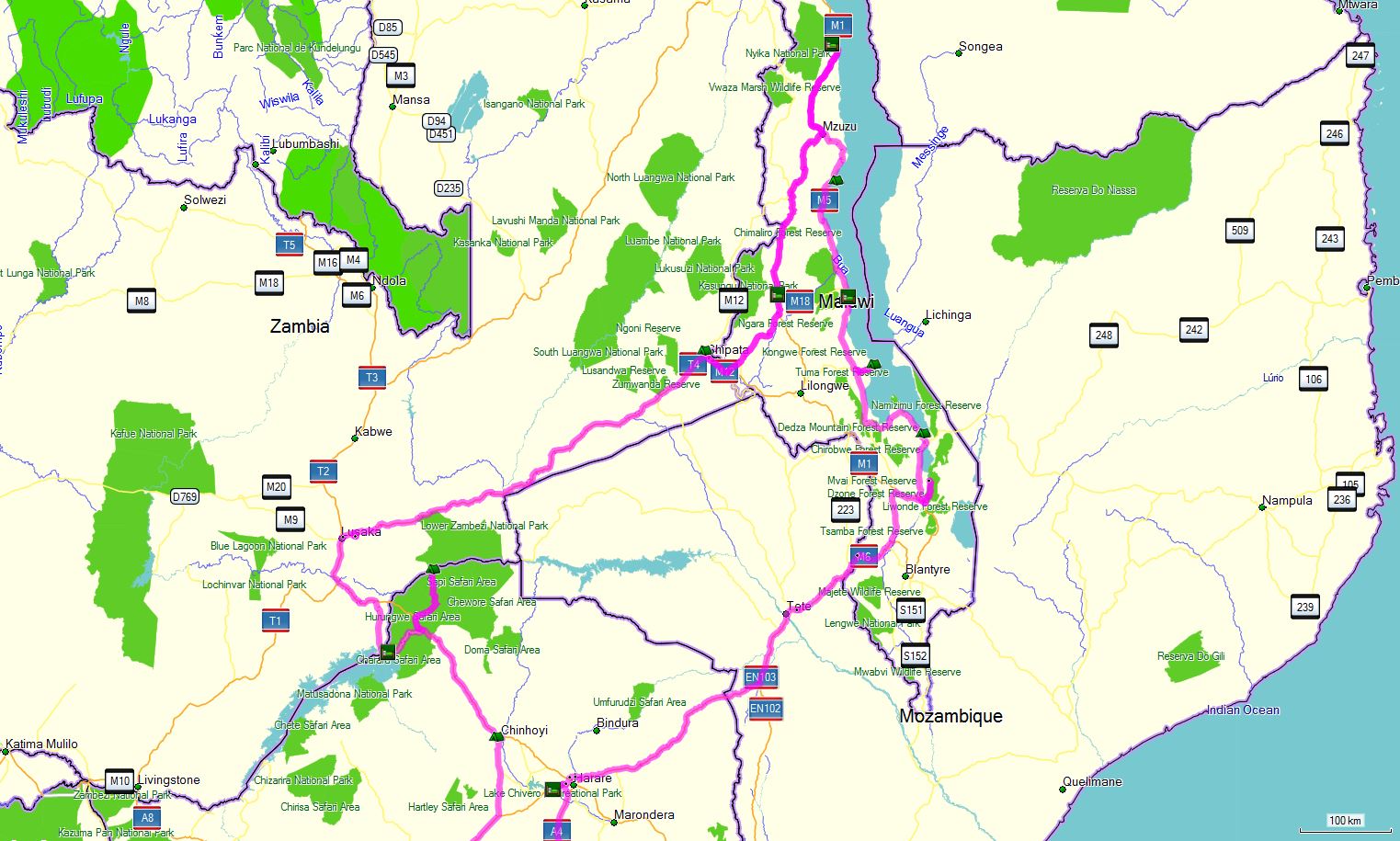 Malawi Route