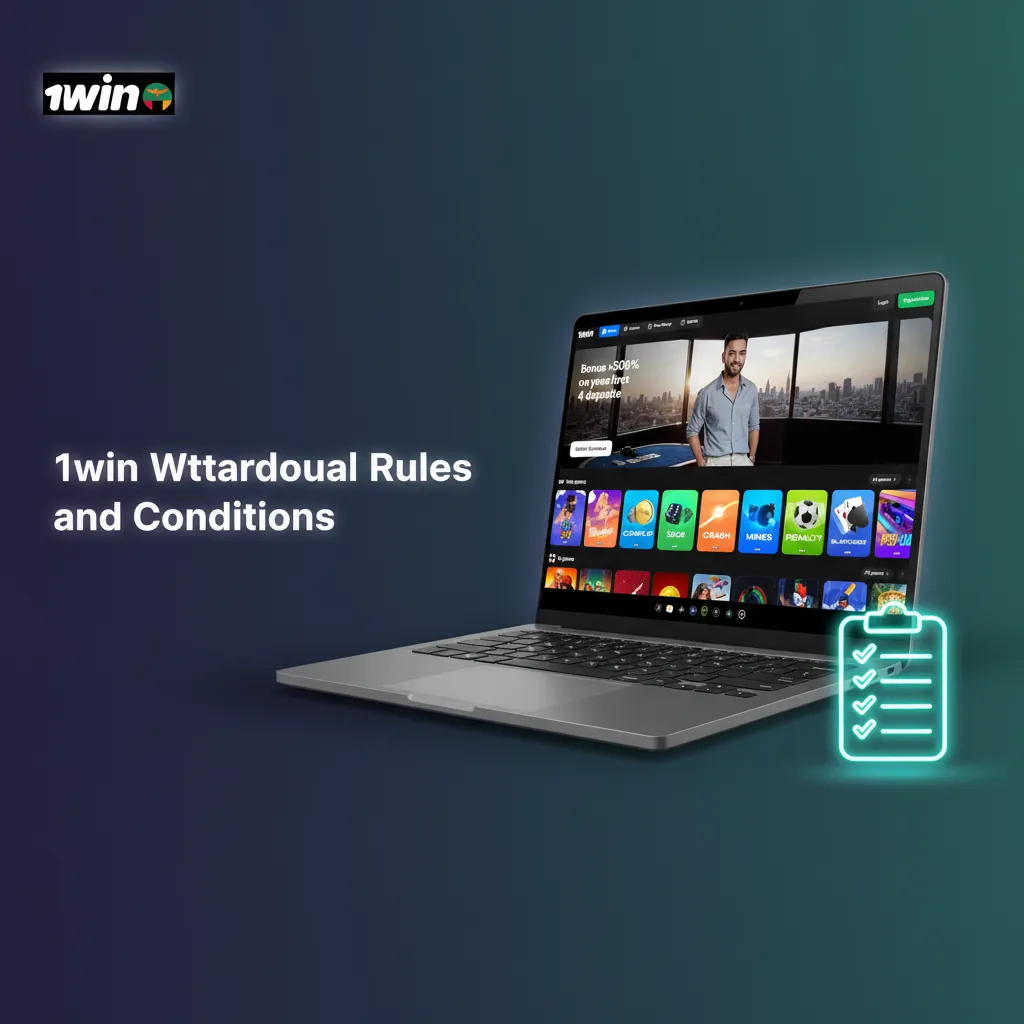 Infographic: 1win Zambia withdrawal rules—KYC, own method/return-to-source, limits, bonus wagering, business-day timelines